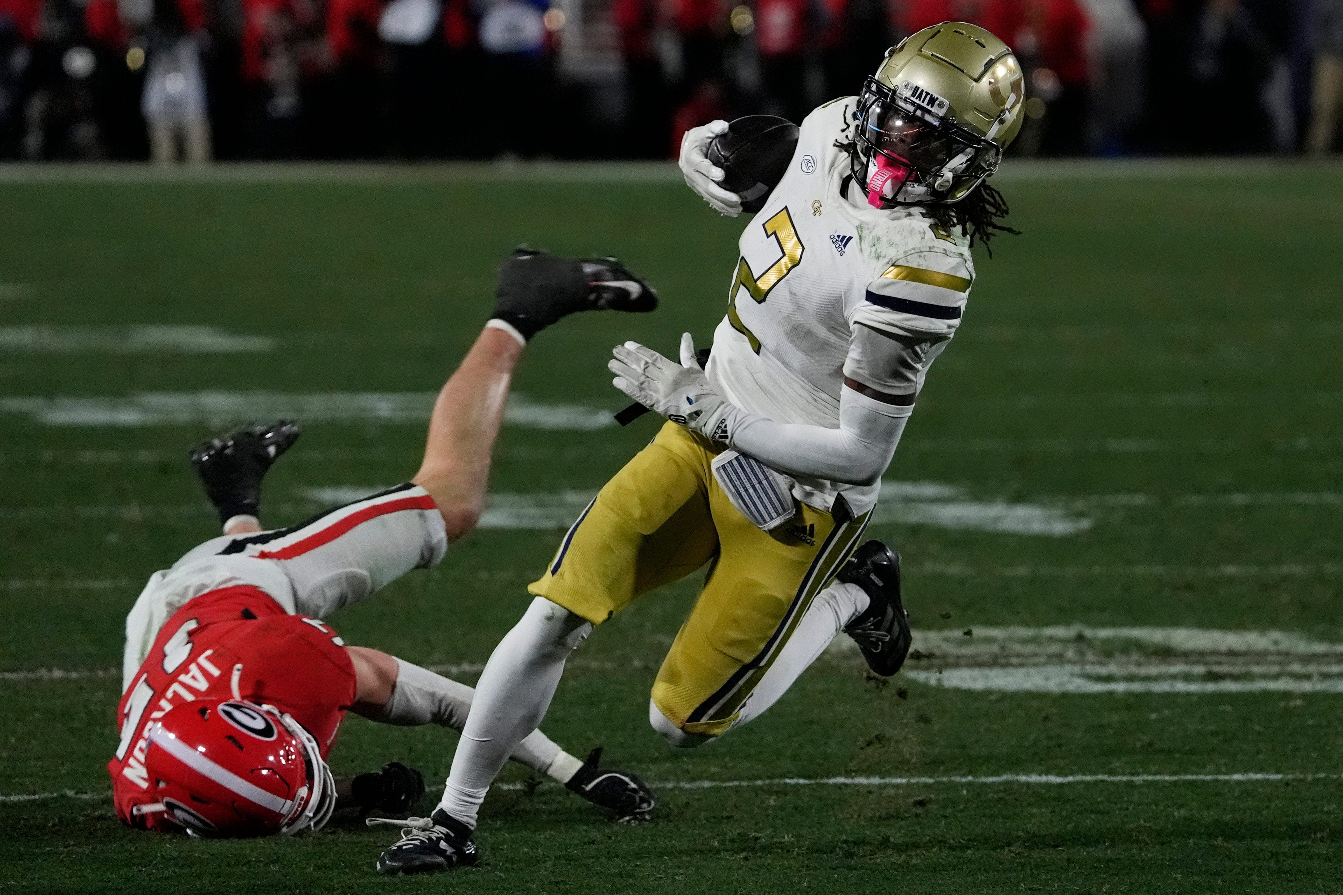 Georgia Tech receiver Eric Singleton is an instant impact player in the transfer portal. (Photo Credit: IMAGN)