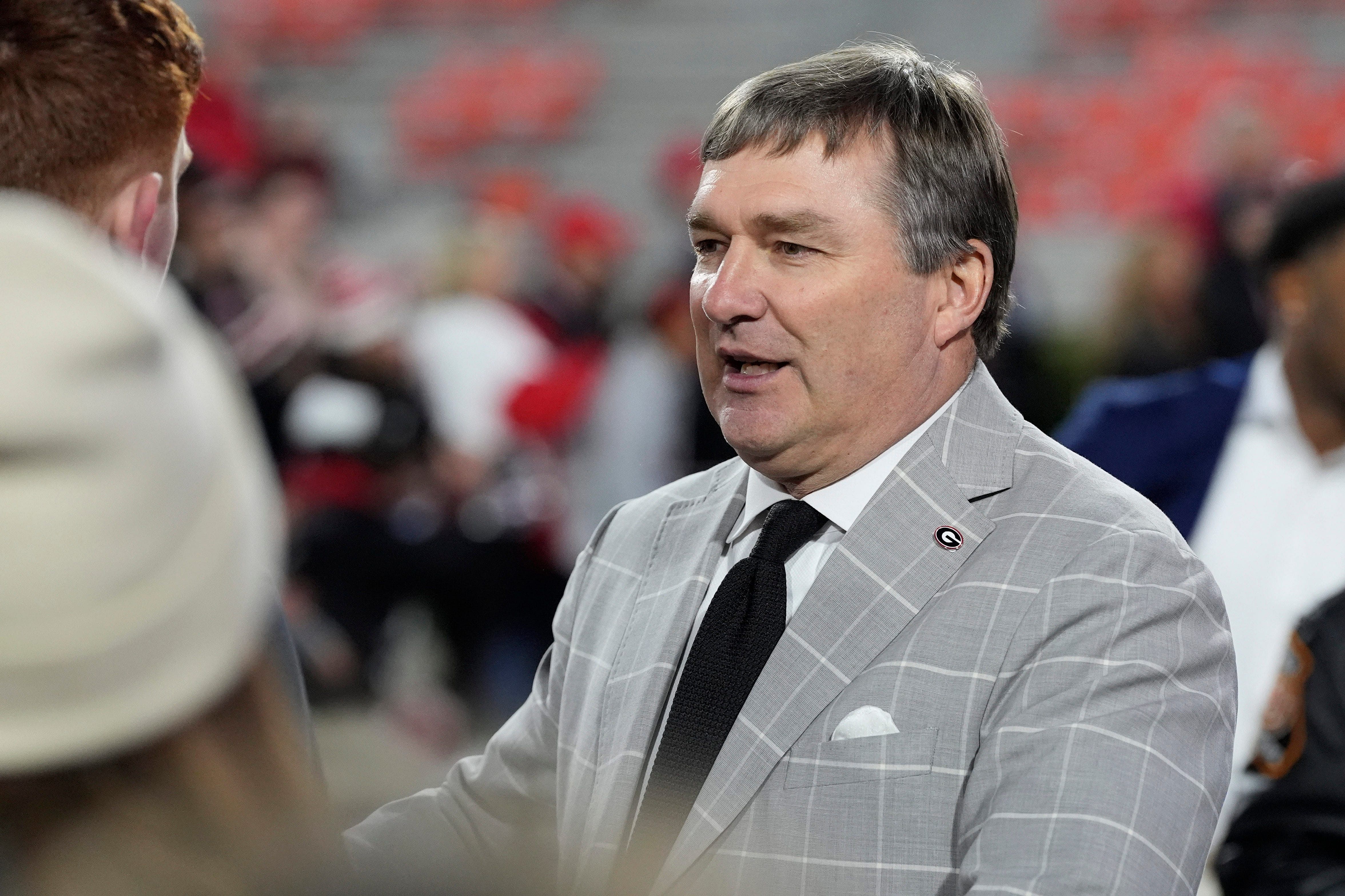 Georgia and Kirby Smart survived an overtime marathon with Georgia Tech and will jump in this week&#039;s CFP rankings. (Photo Credit: IMAGN)