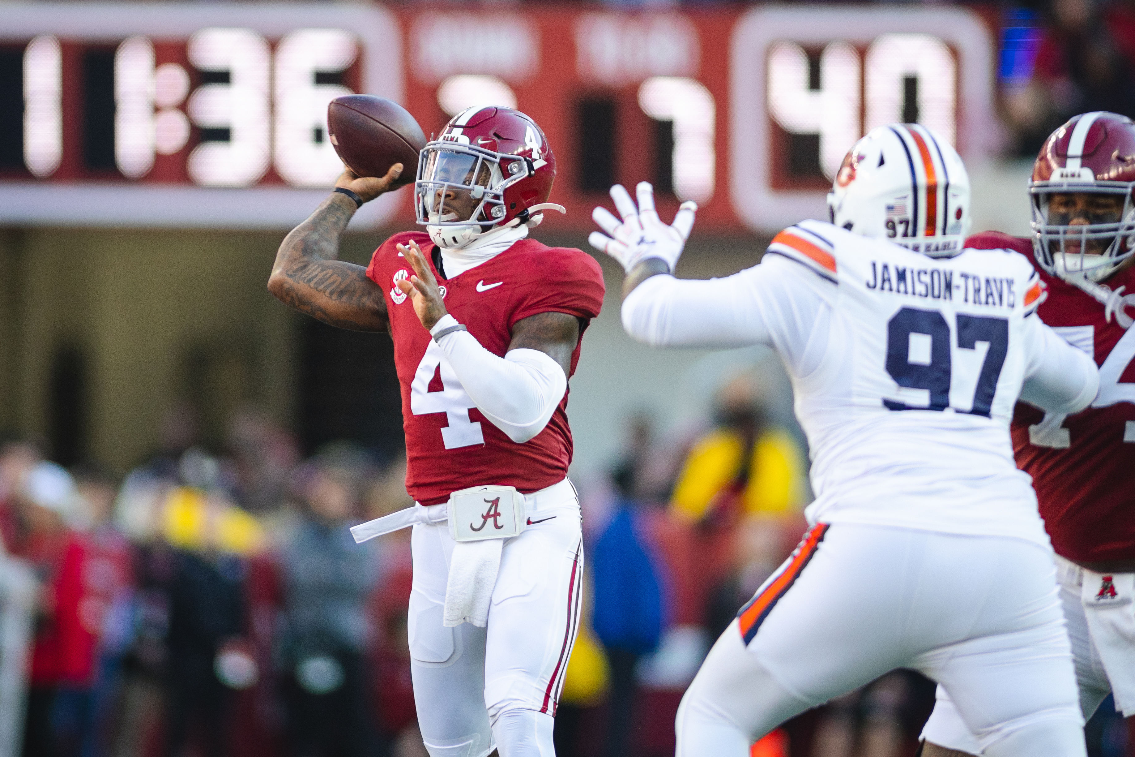 Auburn vs. Alabama Box score, stats, and summary feat. Jalen Milroe