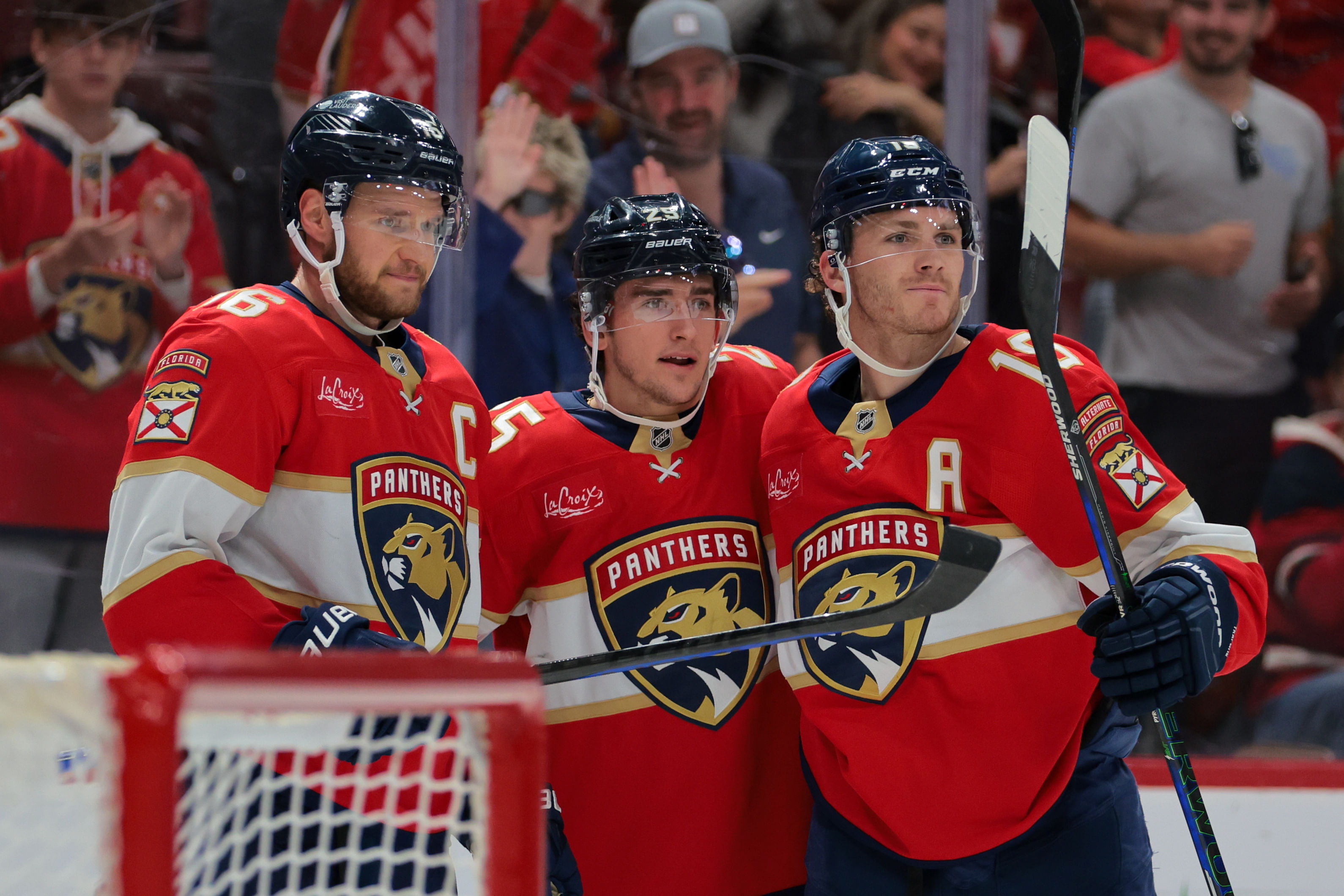 The Florida Panthers are favored today (Imagn)