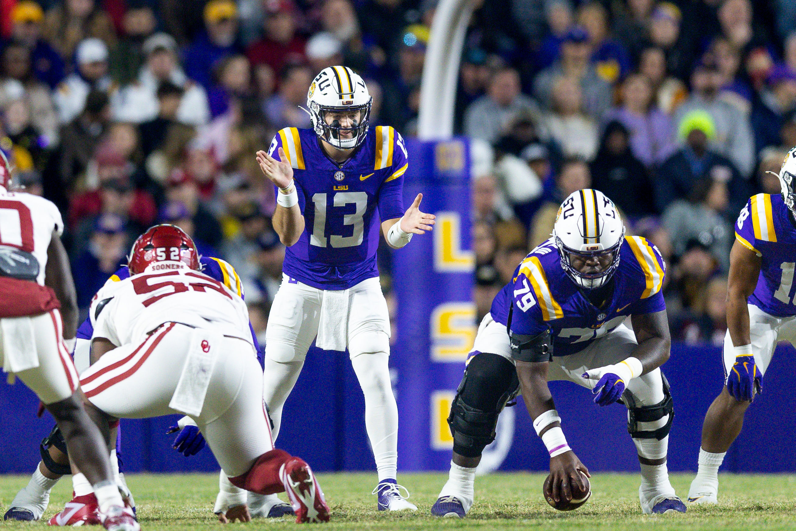 NCAA Football: Oklahoma at Louisiana State - Source: Imagn