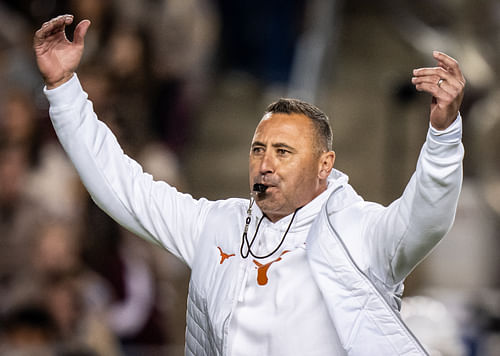 Texas Longhorns HC Steve Sarkisian - Source: Imagn