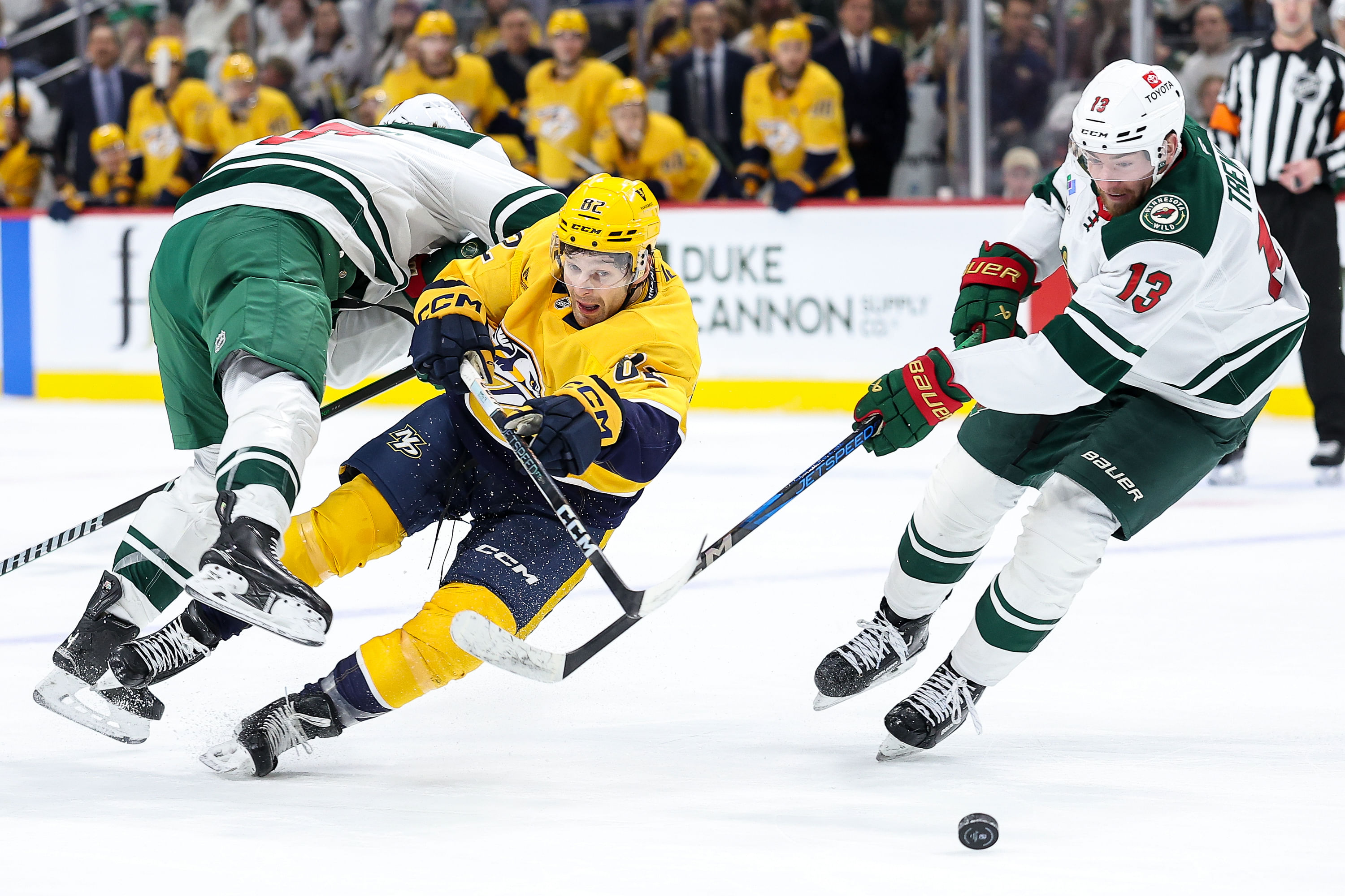 NHL: Nashville Predators at Minnesota Wild (Credits: IMAGN)