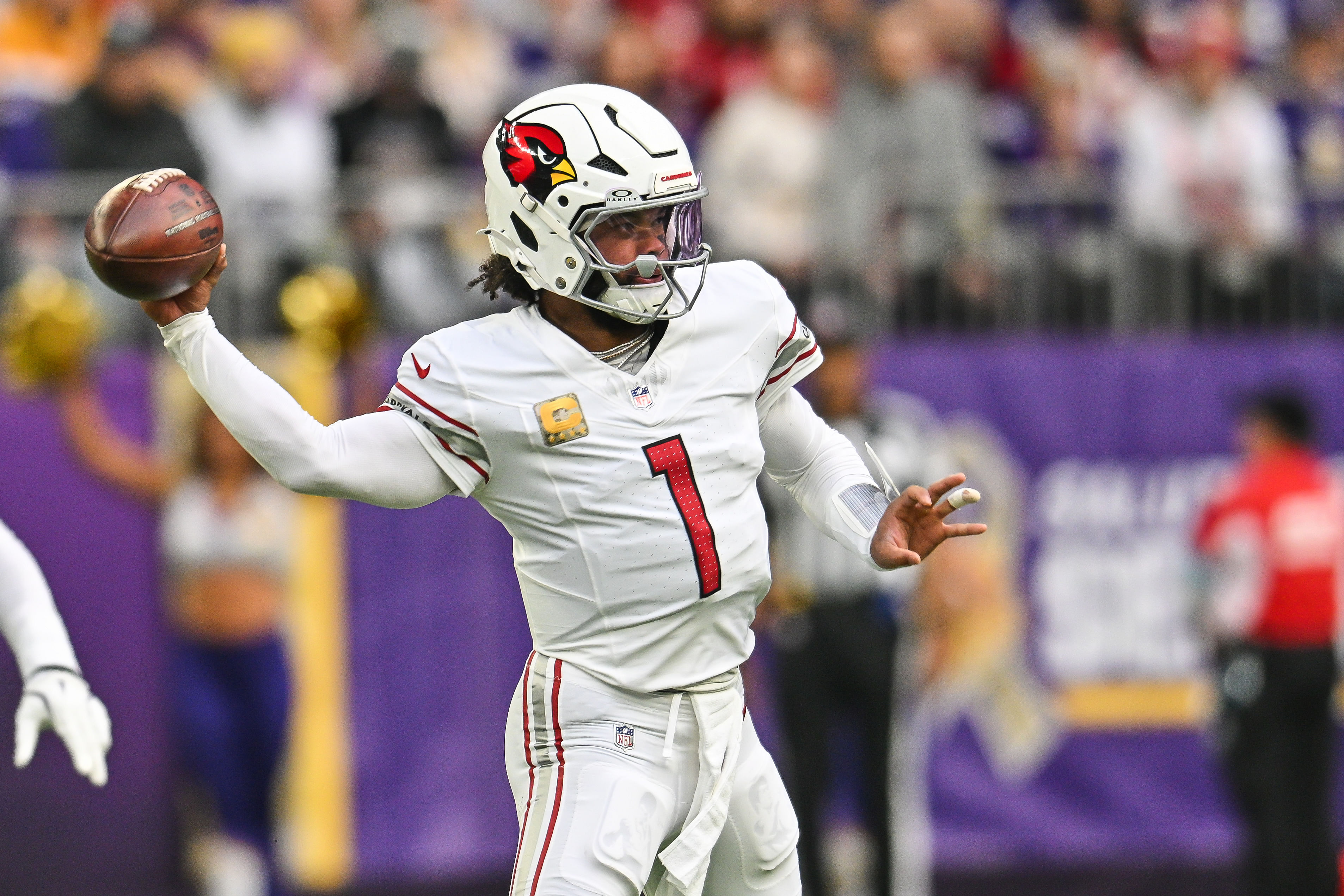 Kyler Murray at Arizona Cardinals at Minnesota Vikings - Source: Imagn