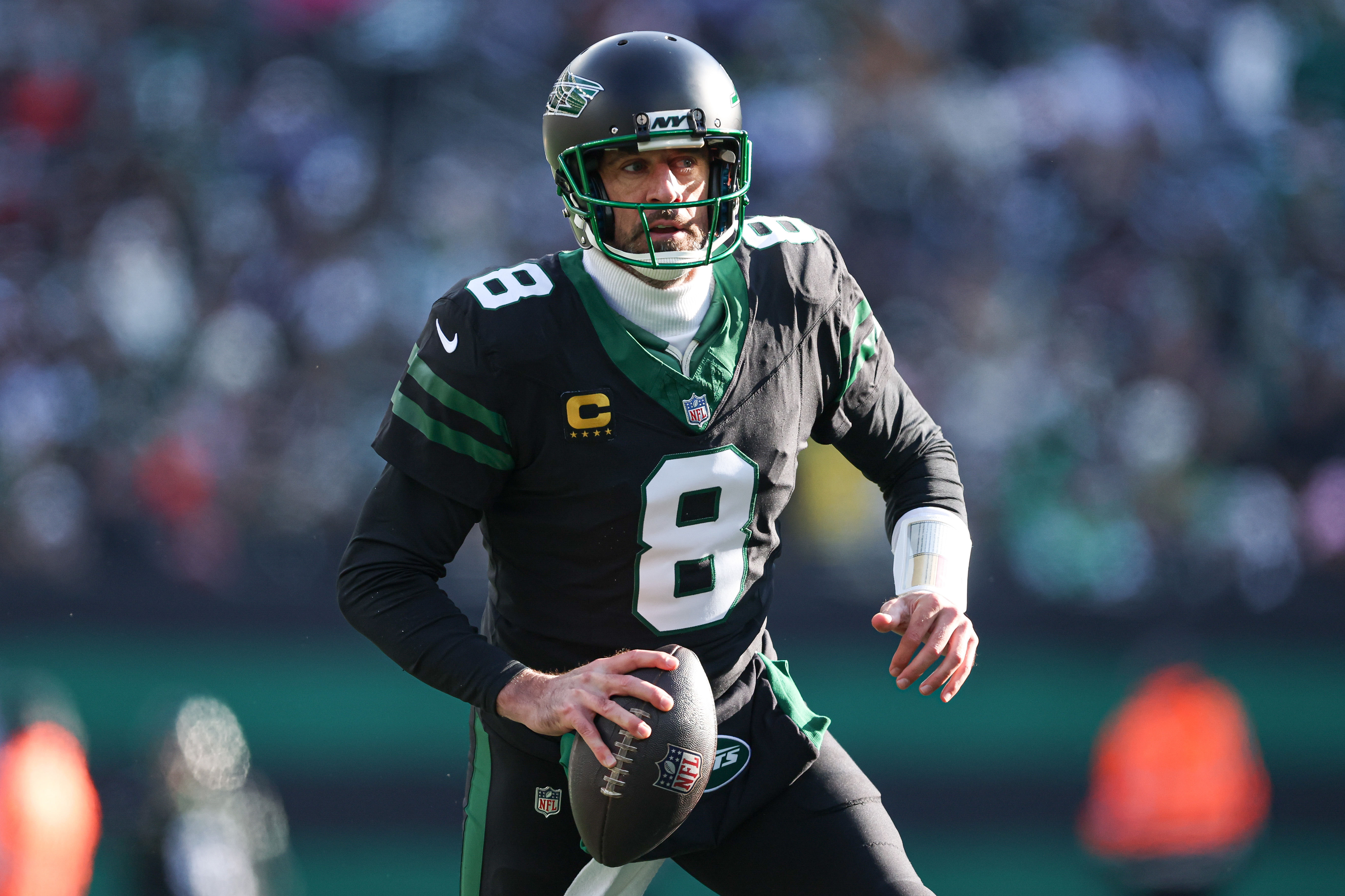 NFL: Seattle Seahawks at New York Jets -- Player: Aaron Rodgers (Image Source: Imagn)