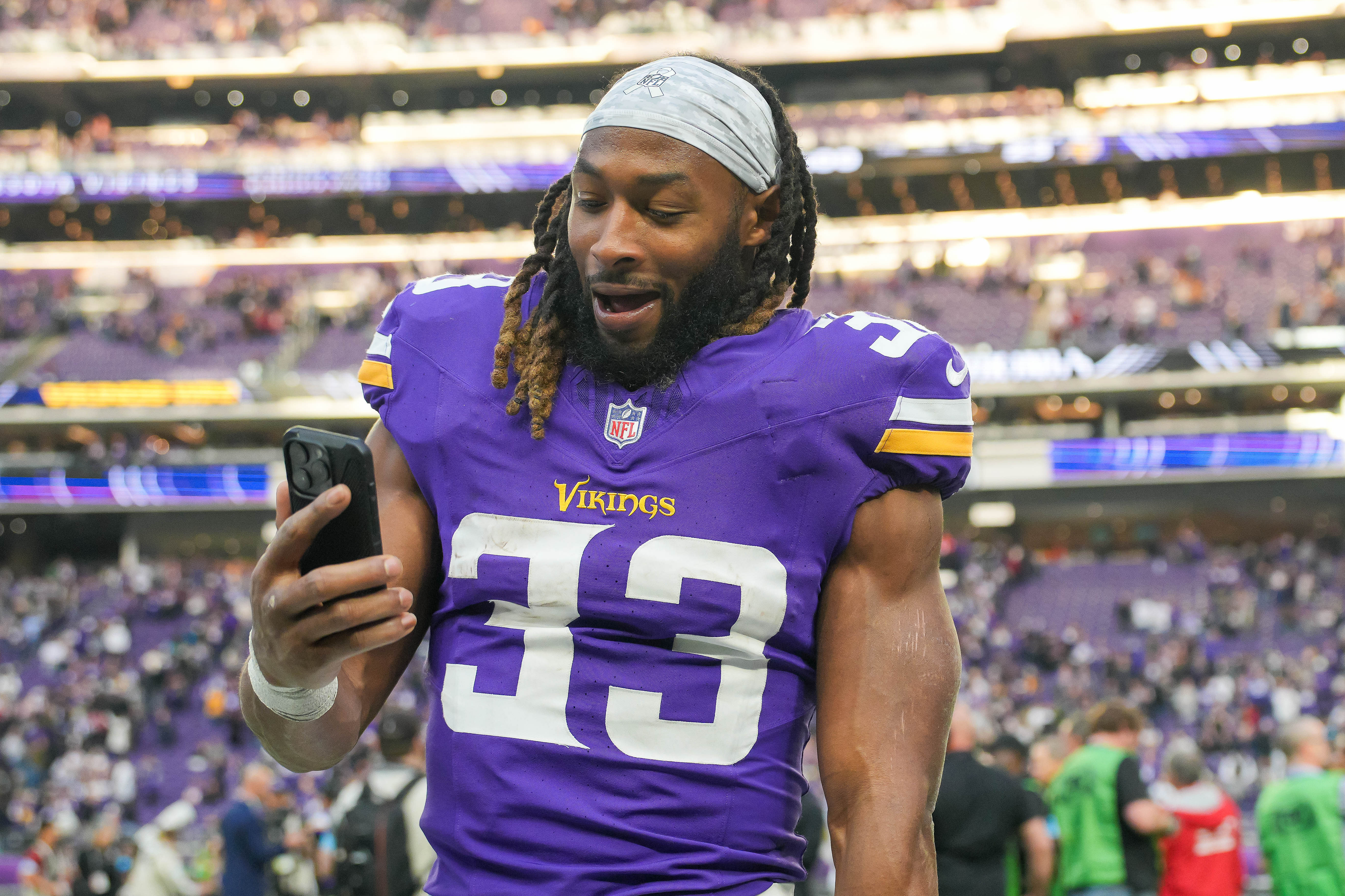 NFL: Minnesota Vikings RB Aaron Jones - Source: Imagn