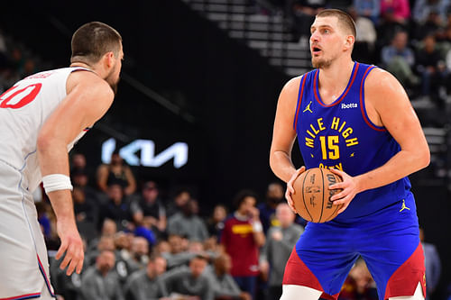 Nikola Jokic makes history in Nuggets' loss to Clippers. (Photo: IMAGN)