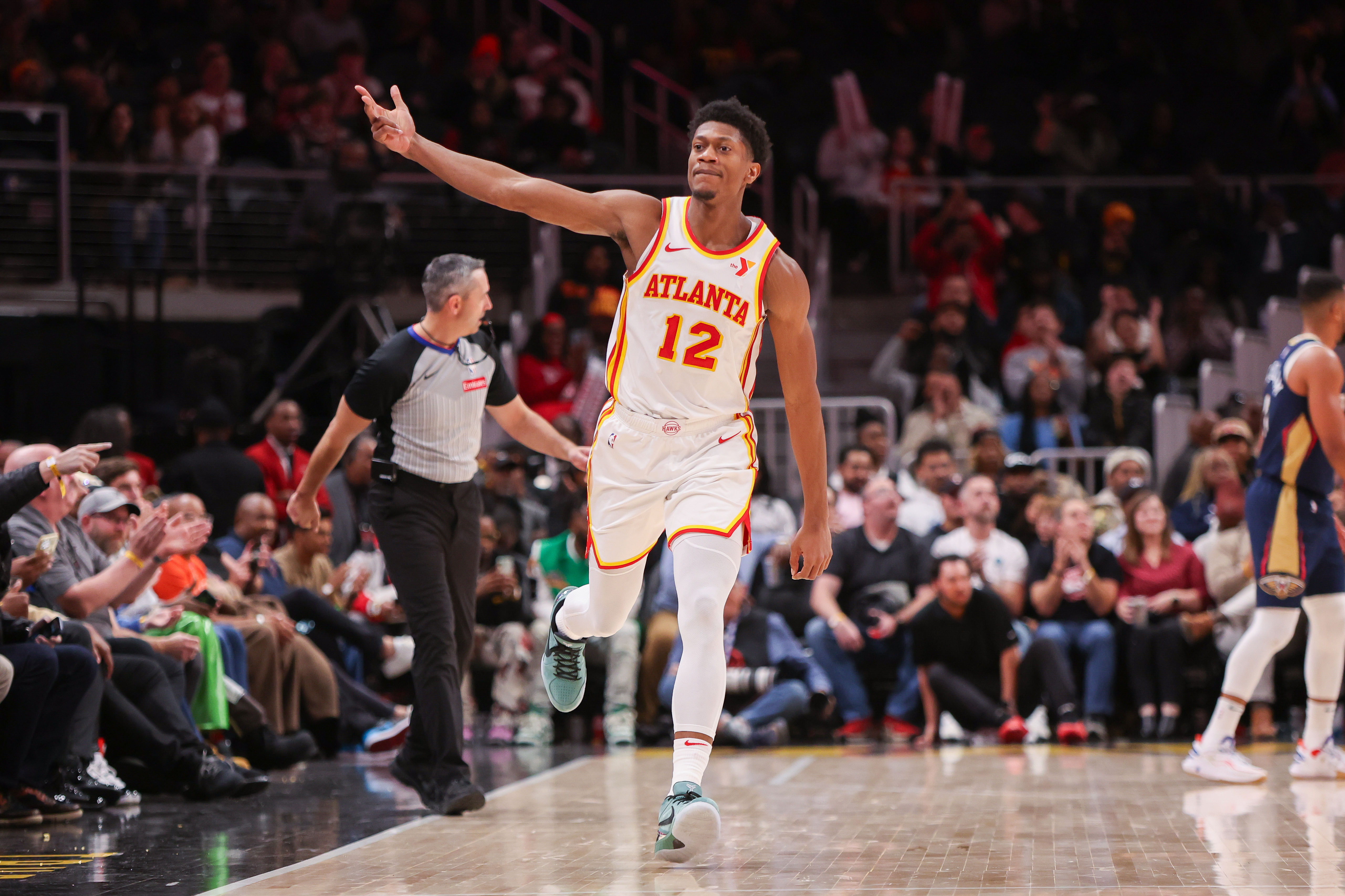 Atlanta Hawks forward De'Andre Hunter (Image Credit: Brett Davis-Imagn Images)