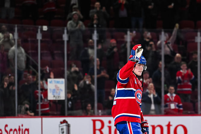 Cole Caulfield drops 4-word reaction to Patrik Laine’s terrific Habs debut