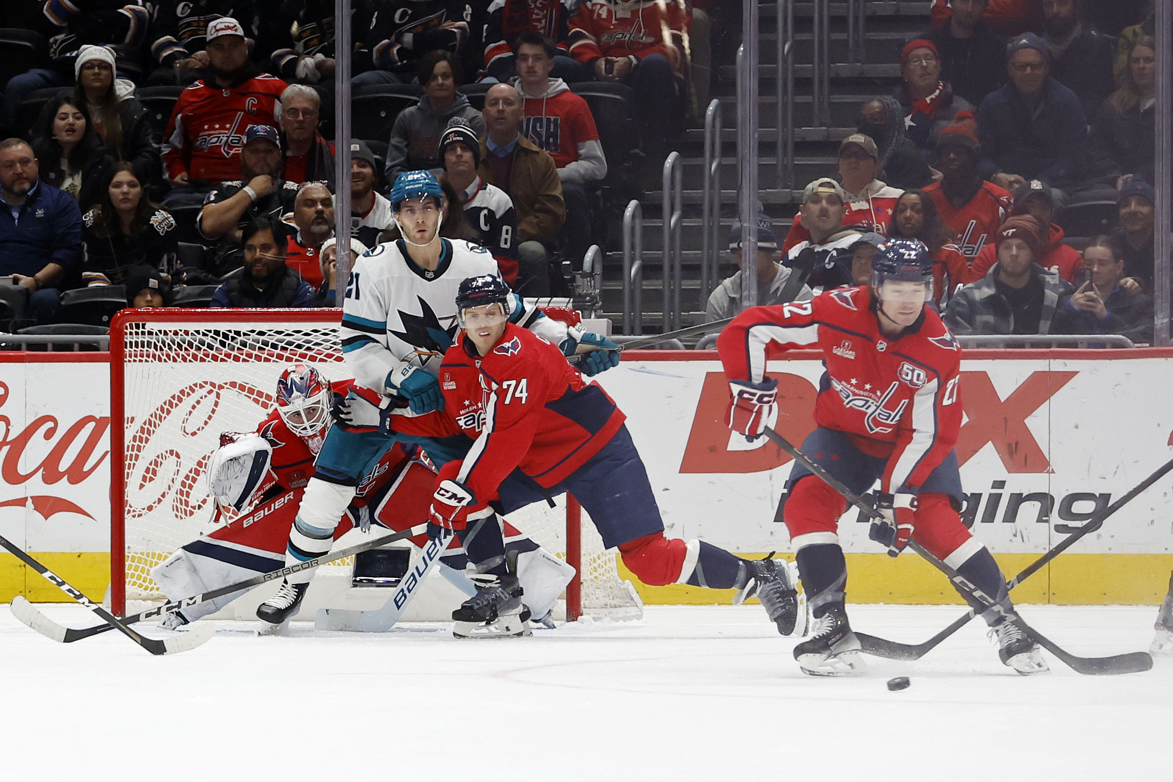 NHL: San Jose Sharks at Washington Capitals - Source: Imagn