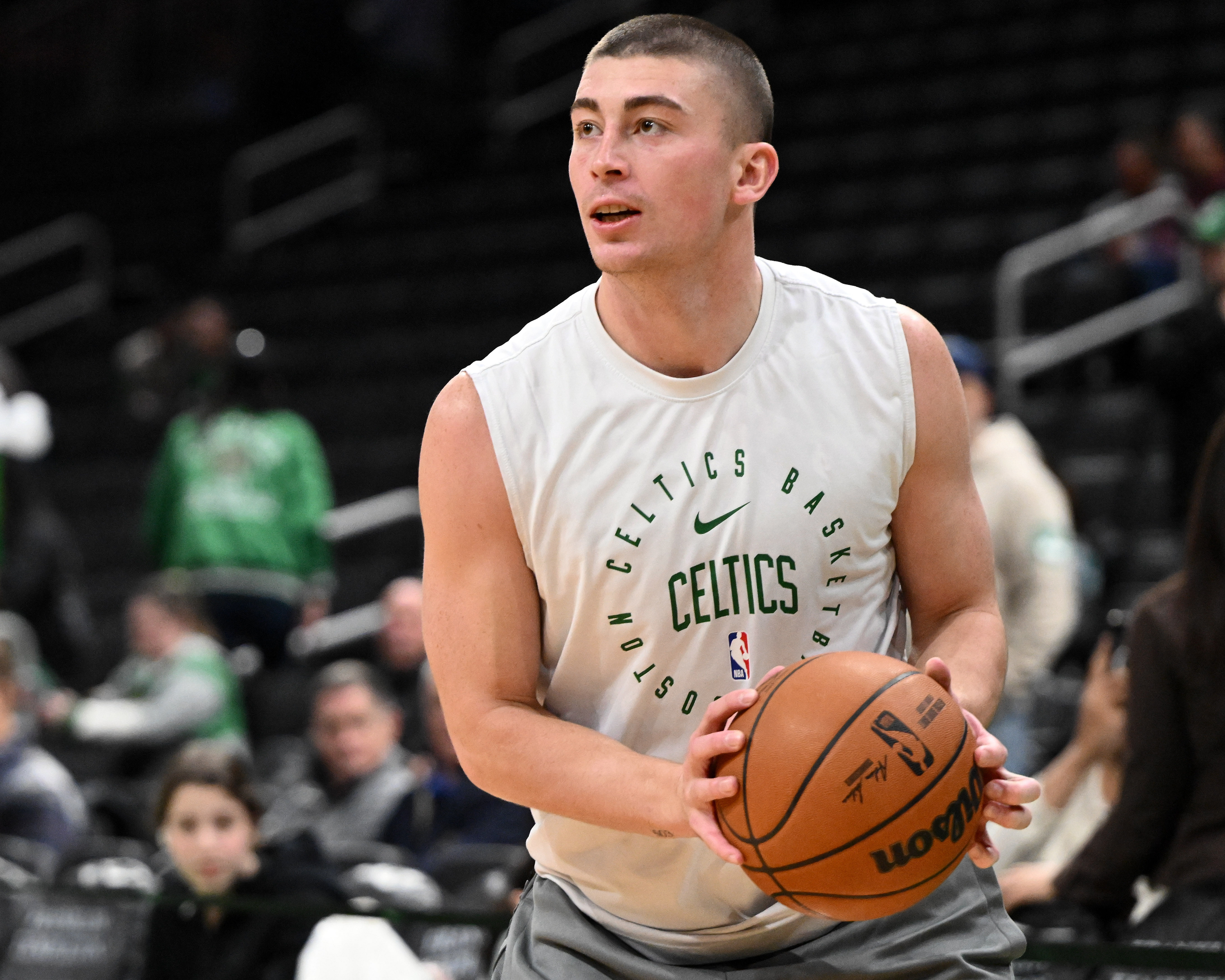 Boston Celtics point guard Payton Pritchard (Image Credit: Brian Fluharty-Imagn Images)