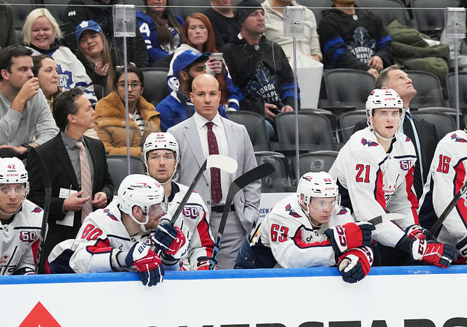 HC Spencer Carberry makes his frustrations known after Washington Capitals squander 2-0 lead in loss to 31st placed Blackhawks