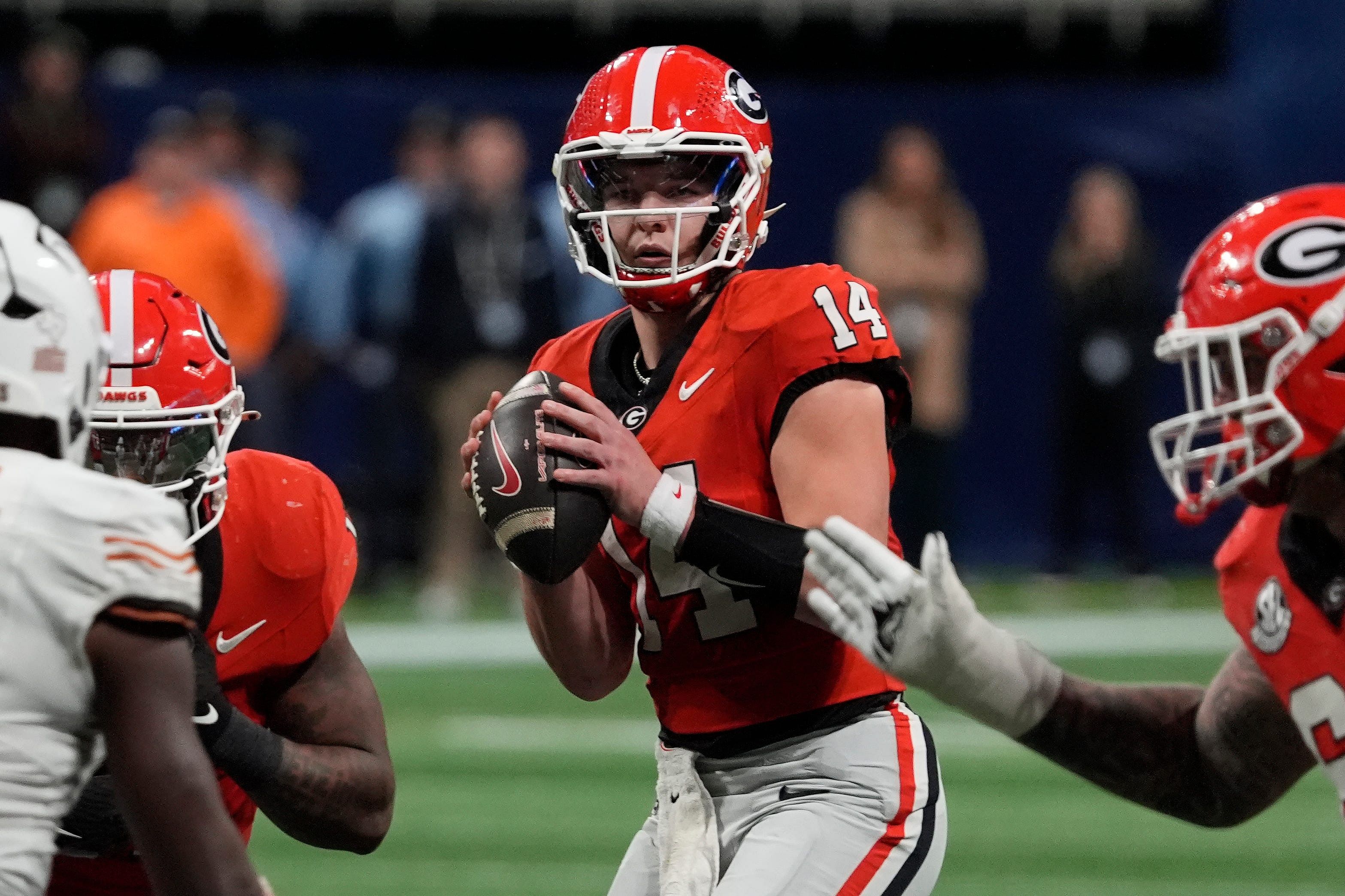 Gunner Stockton led Georgia to a victory in the SEC Championship Game - Source: Imagn