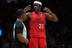 Jimmy Butler spotted partying with hip-hop royalty to future NFL QB Shedeur Sander's beat in Miami