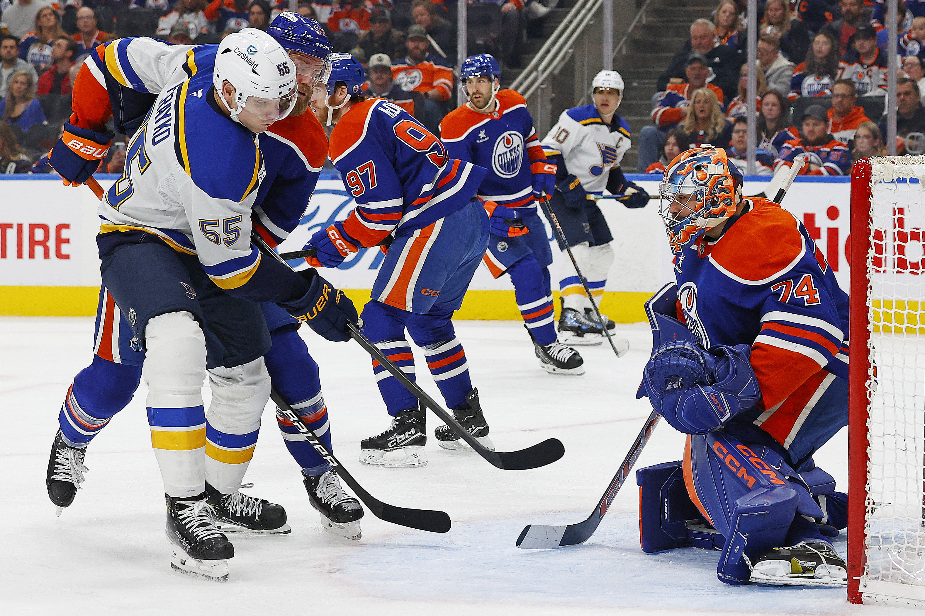 NHL: St. Louis Blues at Edmonton Oilers - Source: Imagn