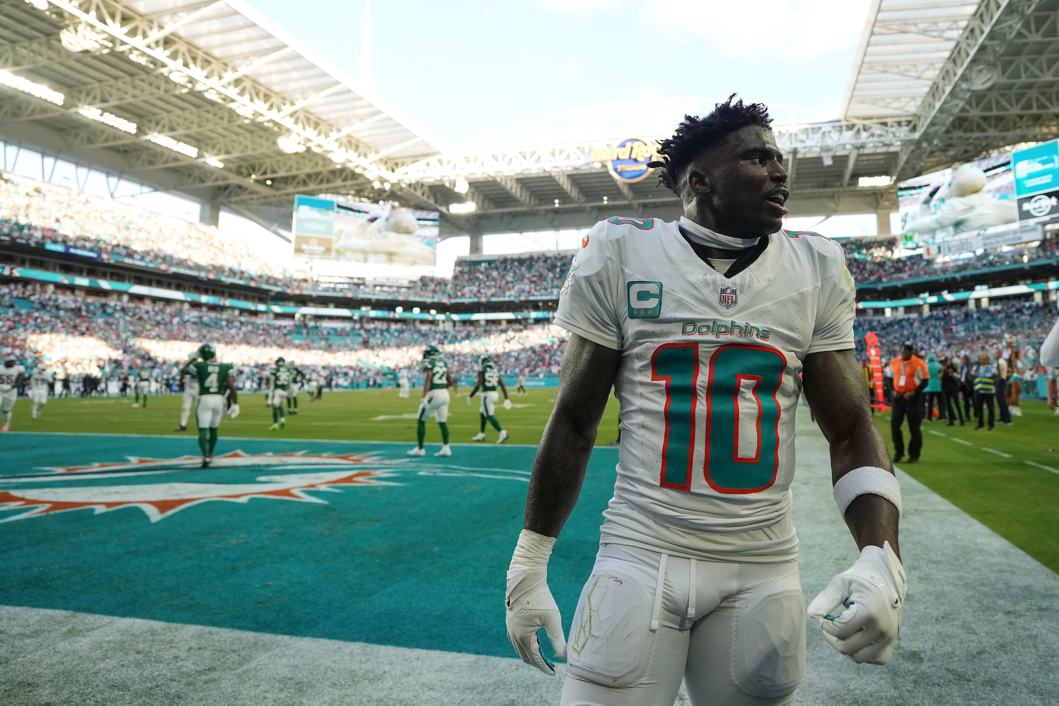 Miami Dolphins WR Tyreek Hill - Source: Imagn