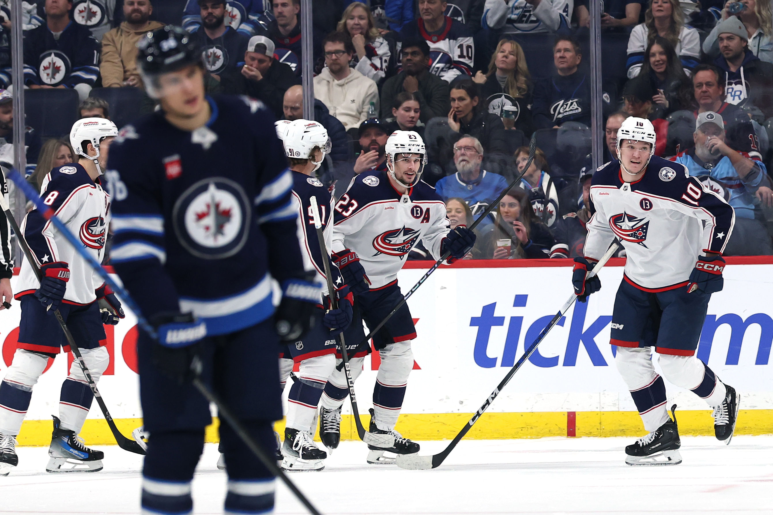 NHL: Columbus Blue Jackets at Winnipeg Jets - Source: Imagn