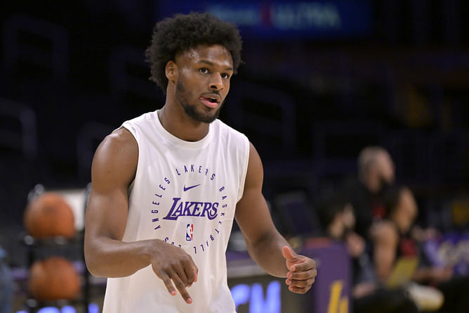 Bronny James stats tonight: LeBron James' son explodes for career-night in road debut for South Bay Lakers (Dec. 12)