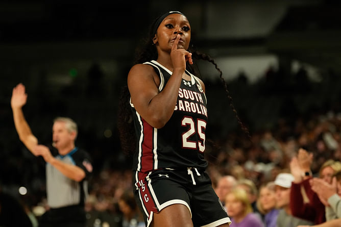 South Carolina’s Raven Johnson sends wishes for “twin” Ta’Niya Latson on special day