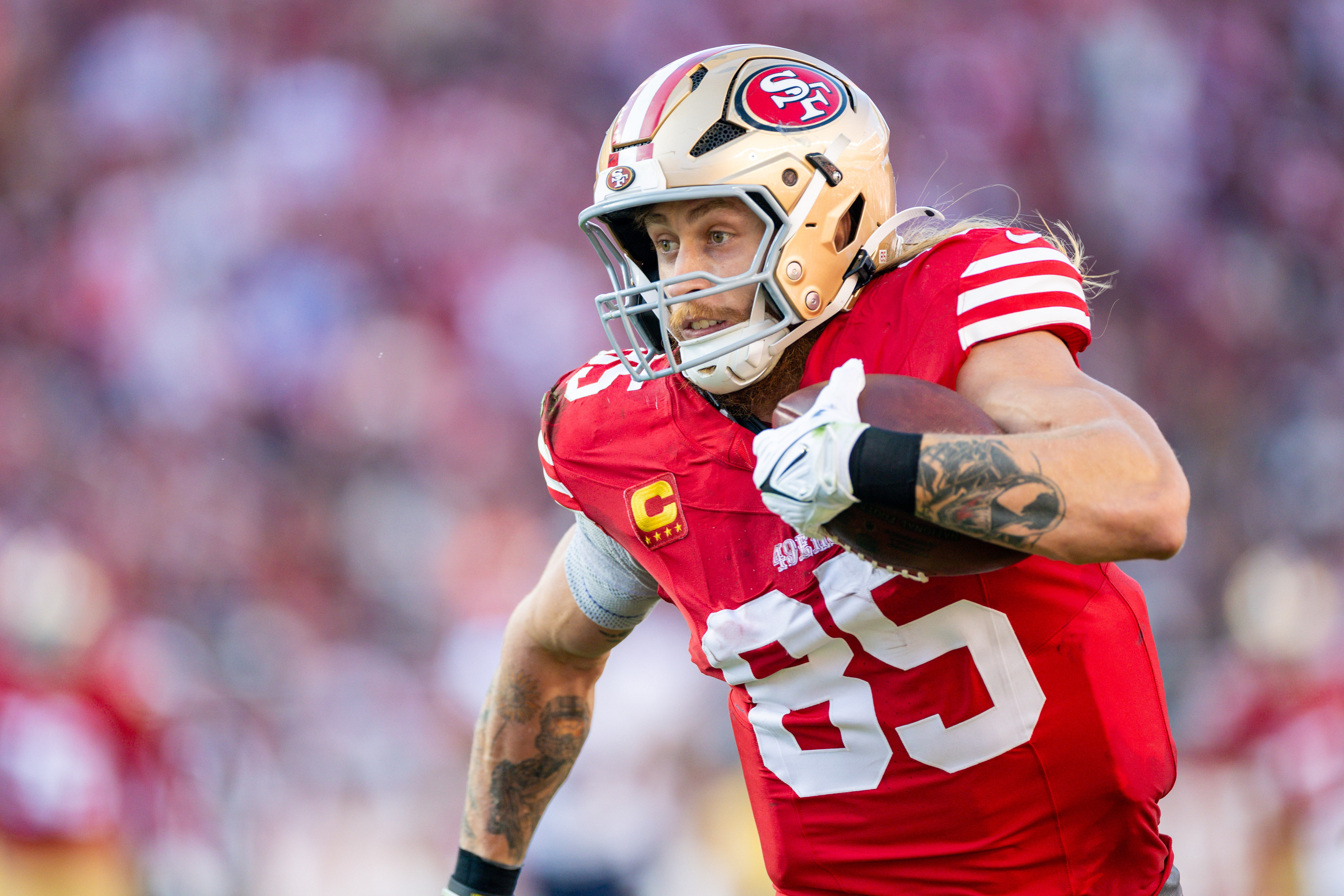 NFL: San Francisco 49ers TE George Kittle - Source: Imagn