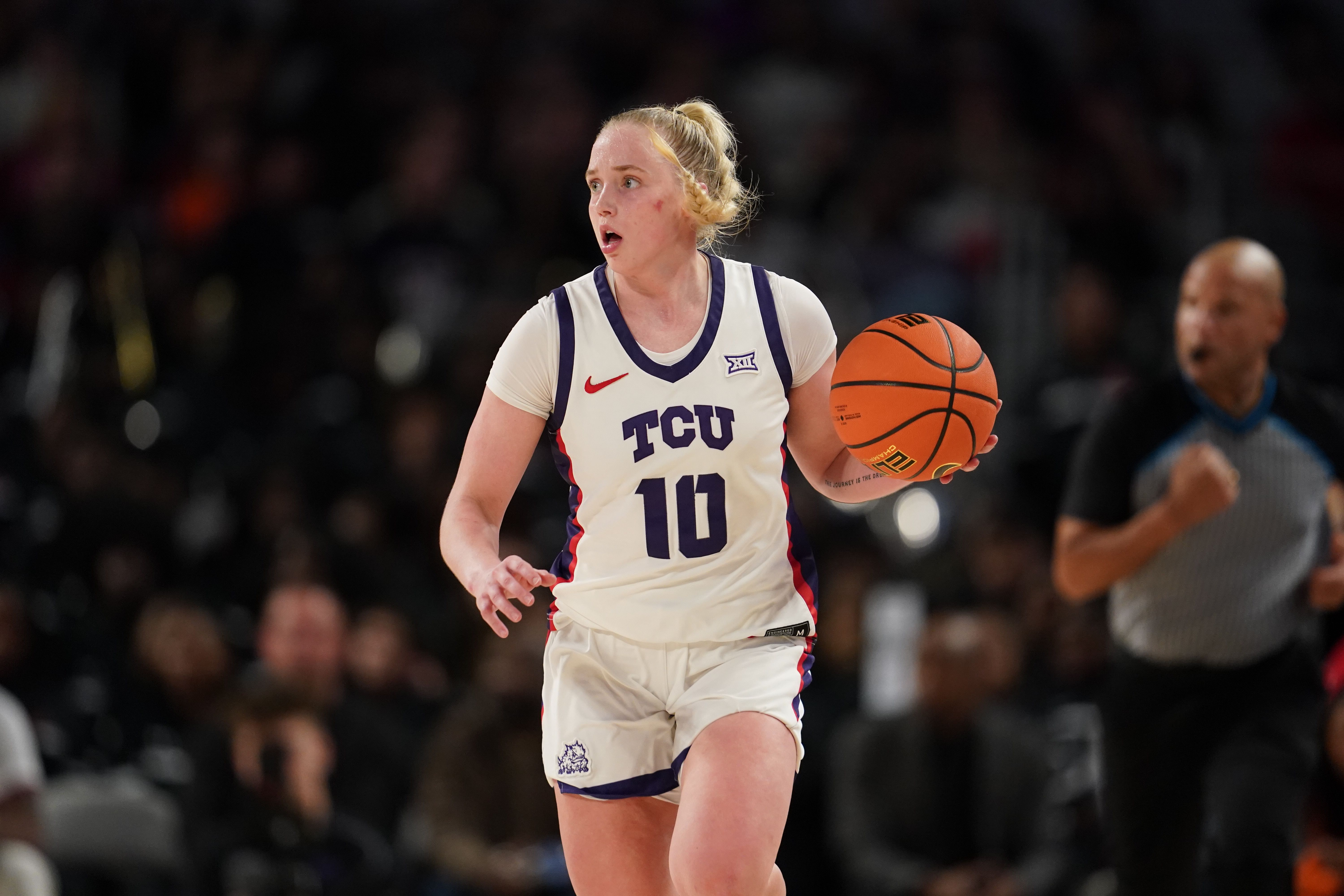 TCU Horned Frogs guard Hailey Van Lith (10) Photo: Imagn