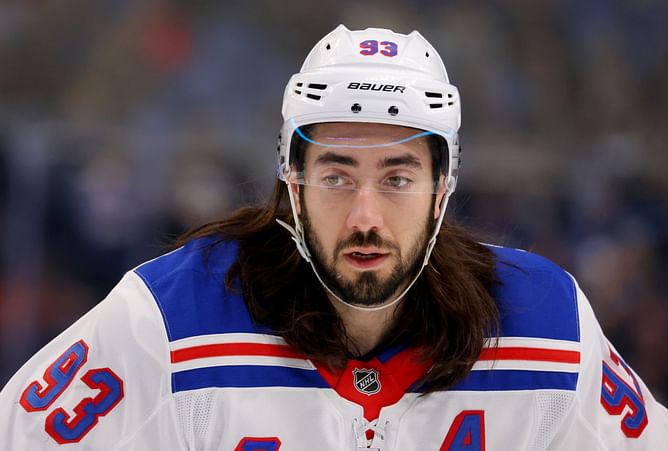 Mika Zibanejad makes his feelings known after Rangers barely edge out Sabres