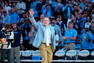 North Carolina Tar Heels head football coach Bill Belichick is introduced during half time at Dean E. Smith Center - Source: Imagn
