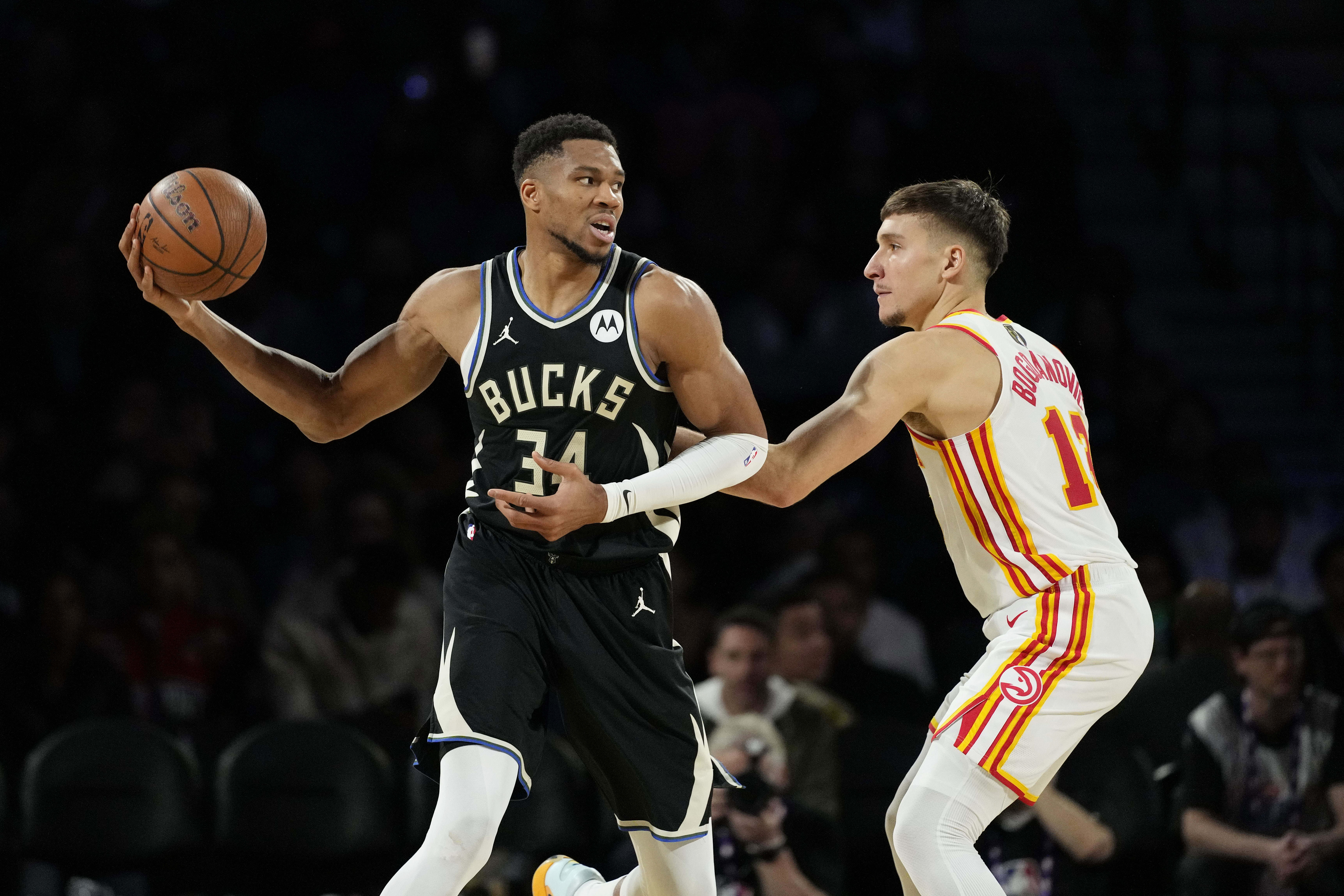 Giannis Antetokounmpo looking to bring the NBA Cup to Milwaukee. (Photo: IMAGN)