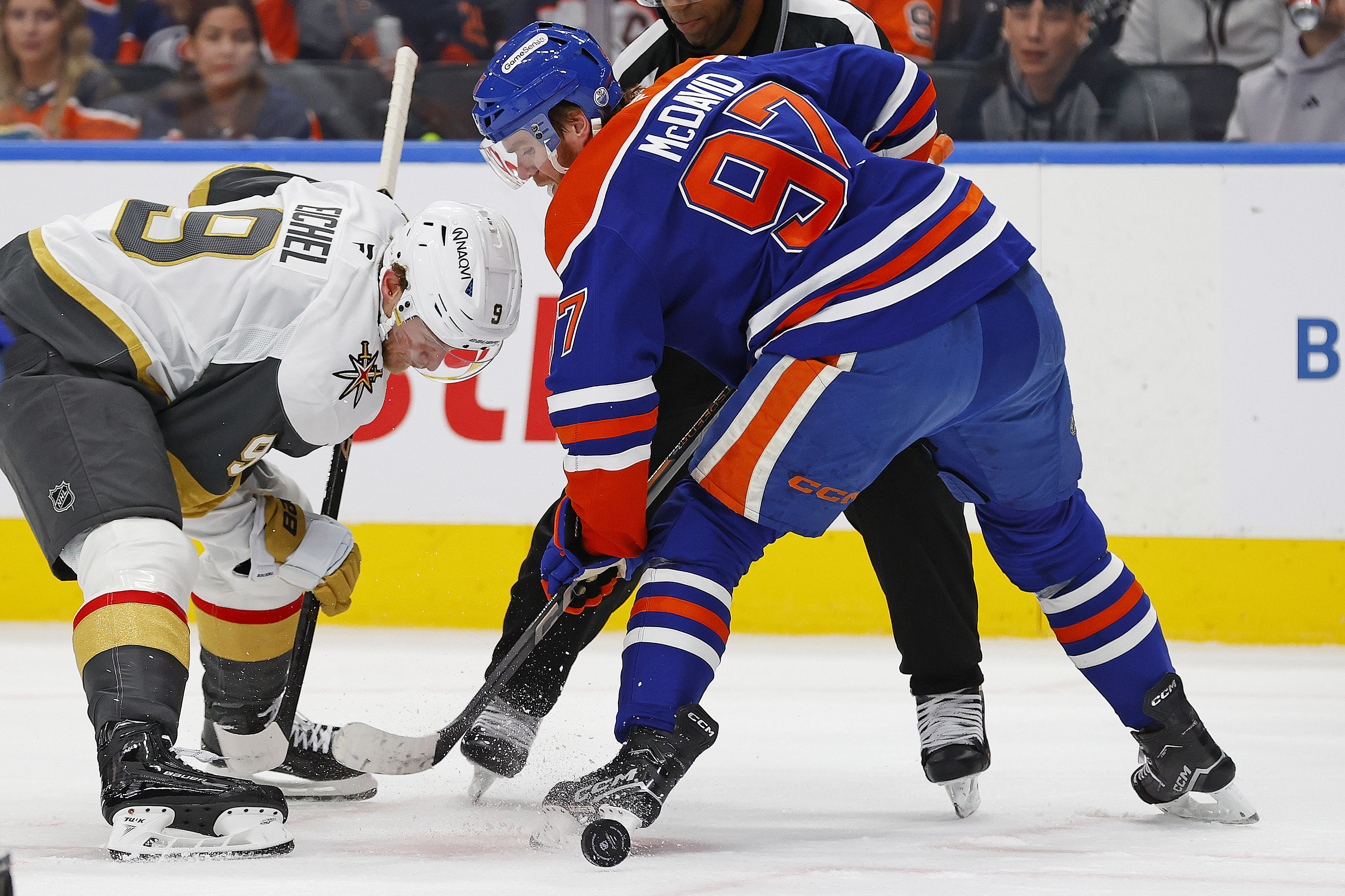 NHL: Vegas Golden Knights at Edmonton Oilers - Source: Imagn