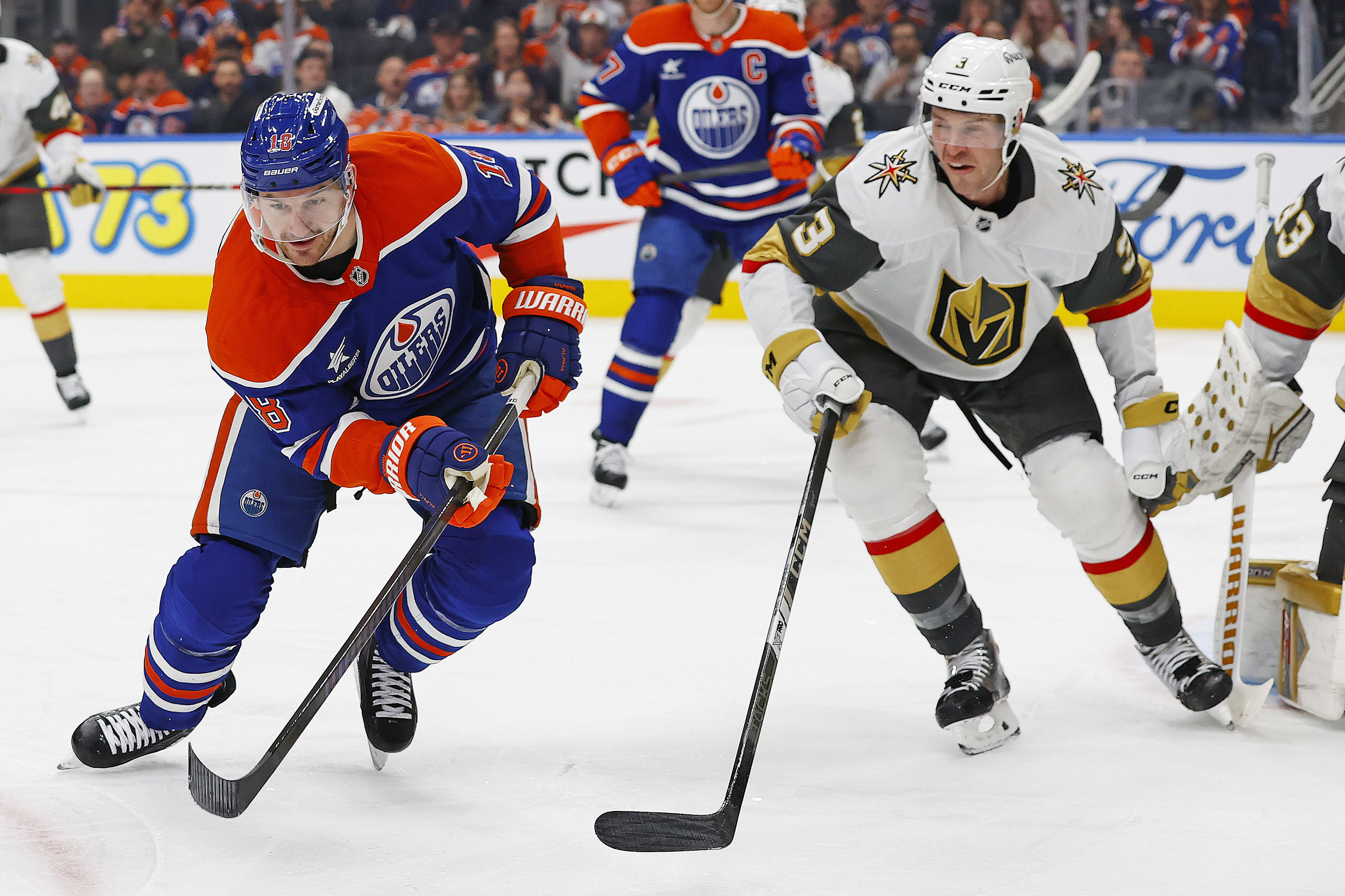 NHL: Vegas Golden Knights at Edmonton Oilers - Source: Imagn