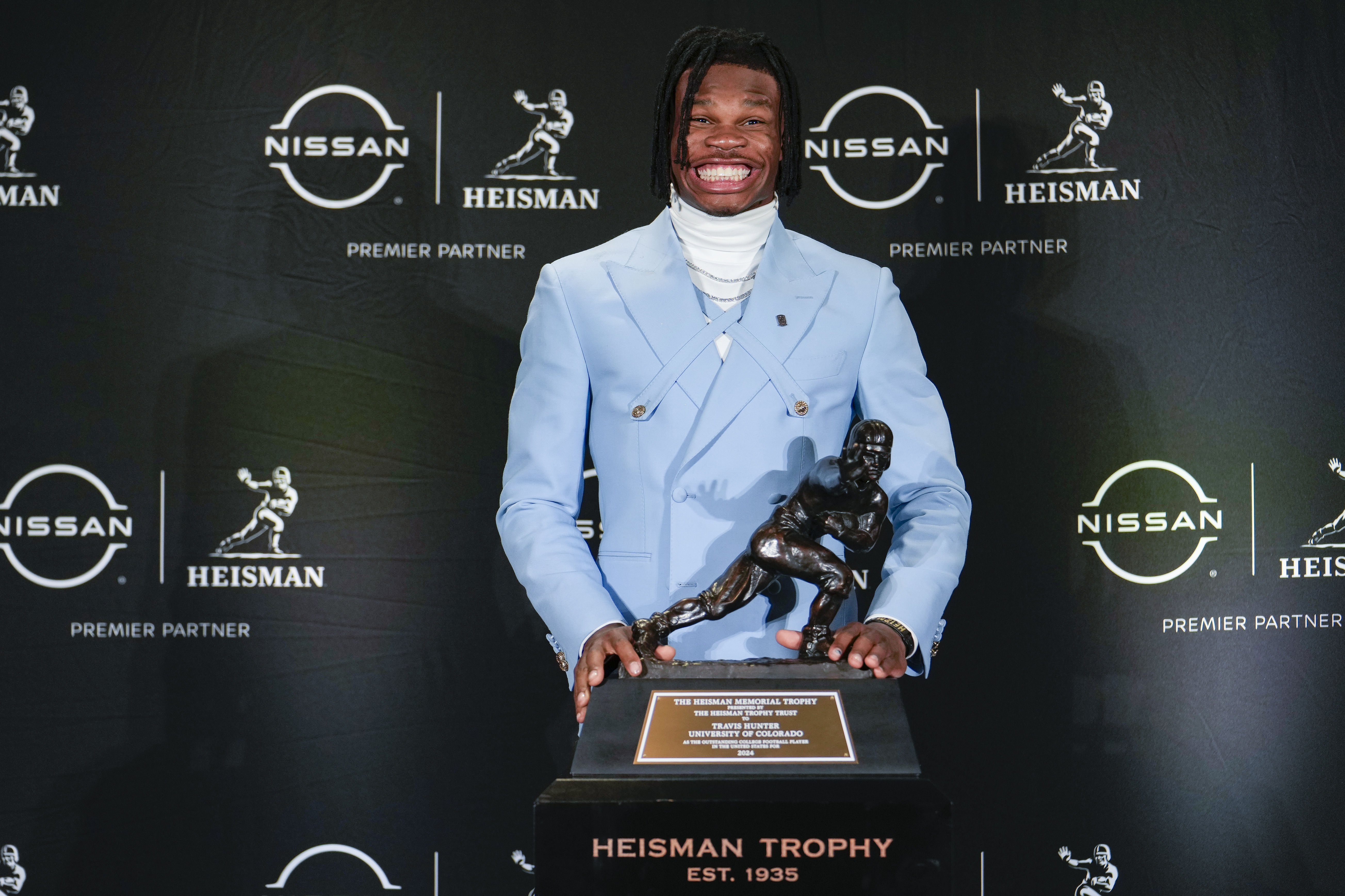 Colorado&#039;s Heisman Trophy winner Travis Hunter - Source: Imagn