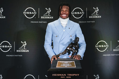 Colorado's Heisman Trophy winner Travis Hunter - Source: Imagn