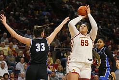 "Love her game and her story": College hoops fans react to Audi Crooks' snaps from Iowa State's tough loss vs UConn clash