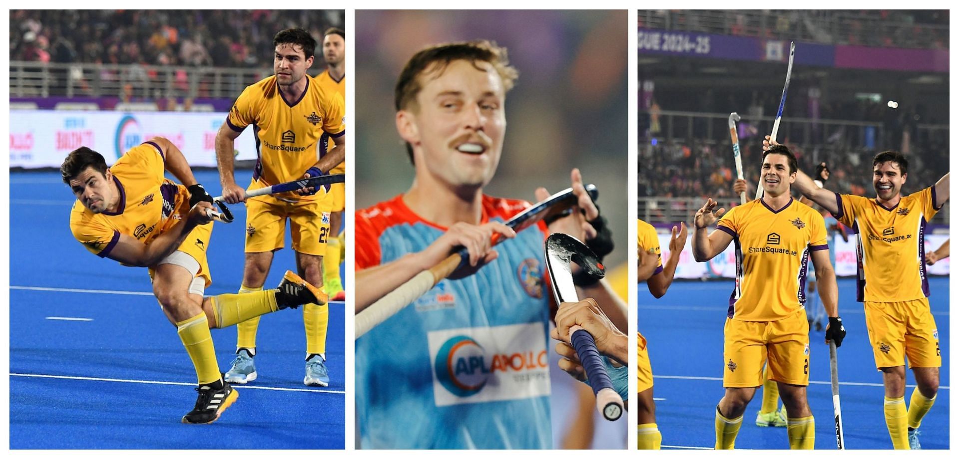 Gonzalo Peillat was in his element in his second game of the HIL - Source:  Hockey India League