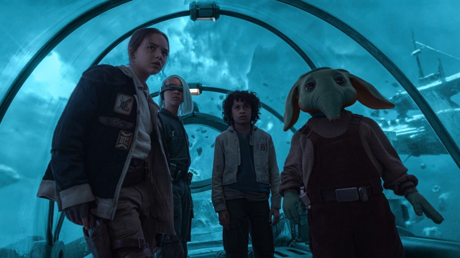 Jod betrays the kids in Star Wars: Skeleton Crew episode 5 (Image via @starwars on X)