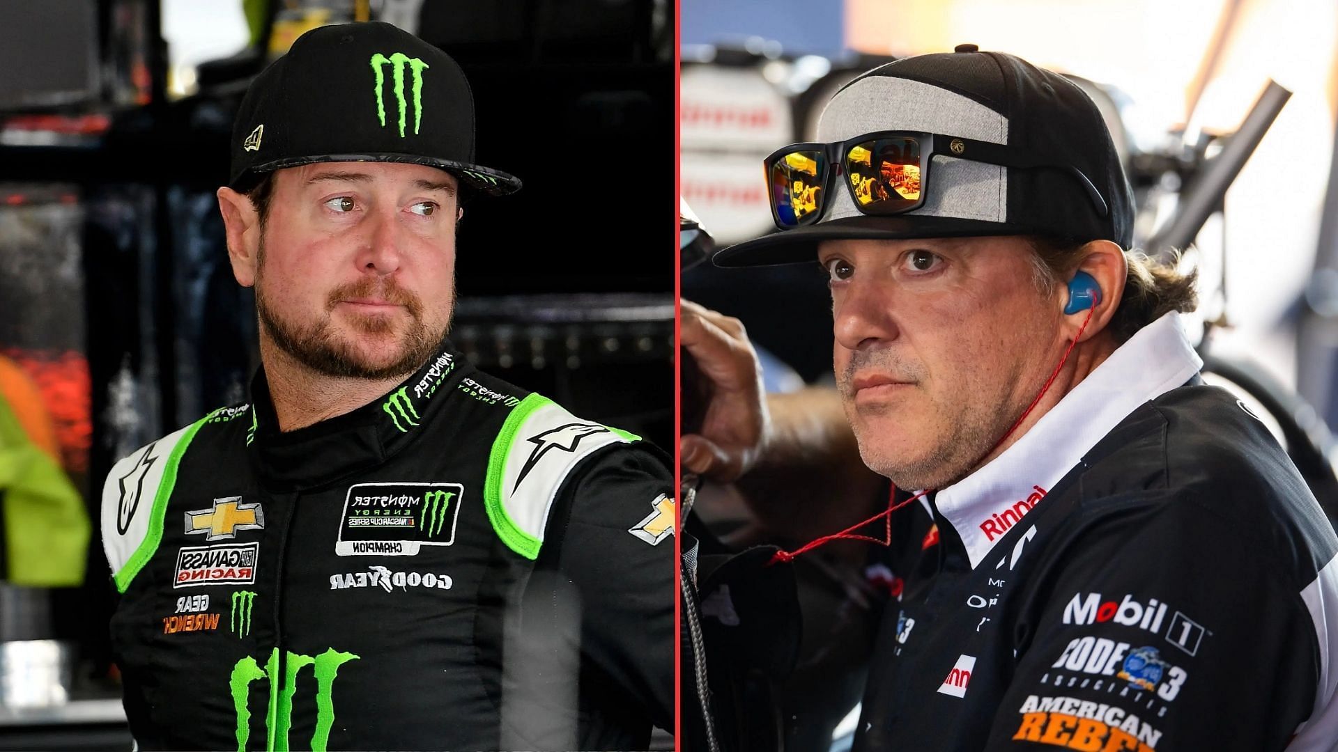 When Kurt Busch (L) talked about Tony Stewart