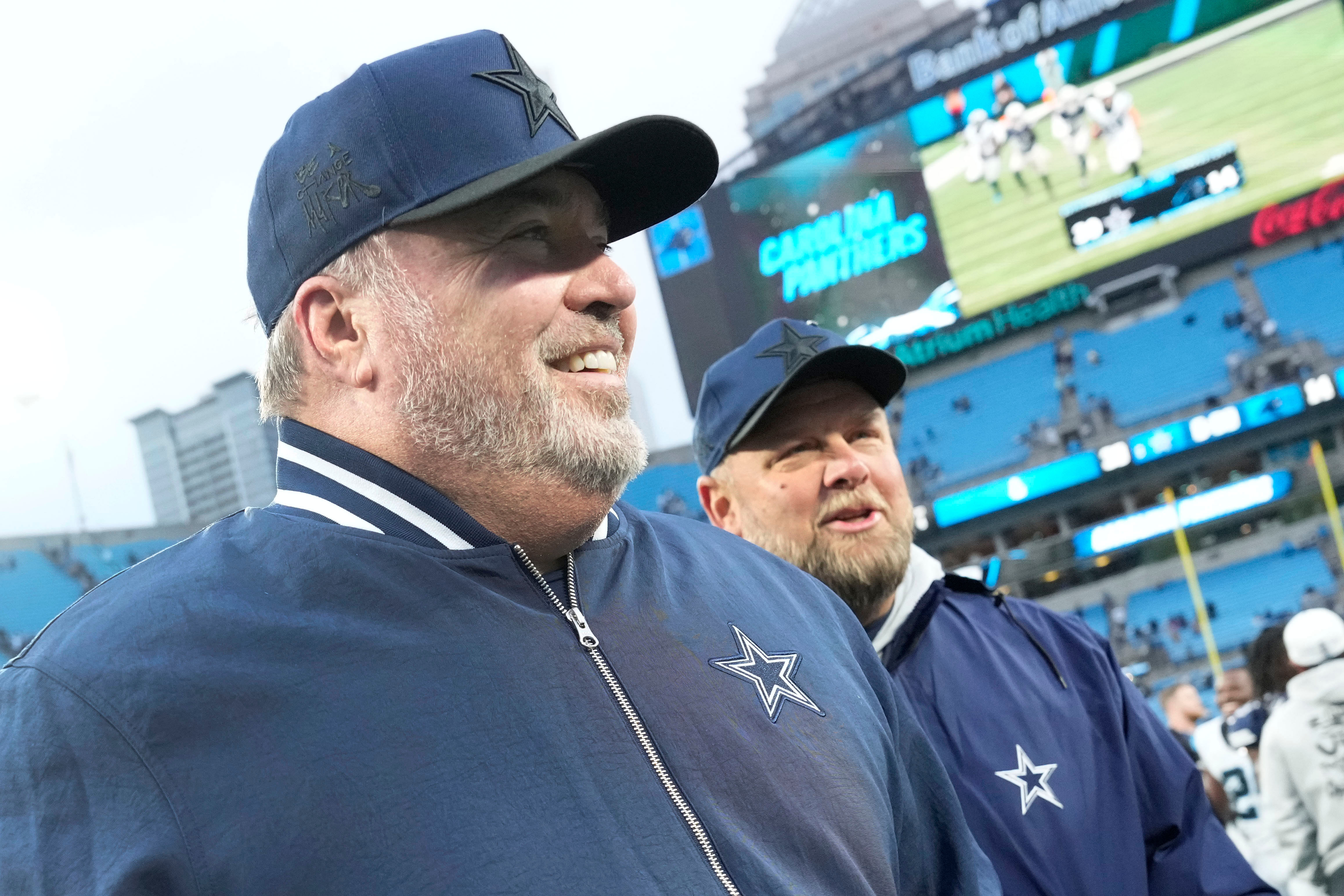 Mike McCarthy at Dallas Cowboys at Carolina Panthers - Source: Imagn