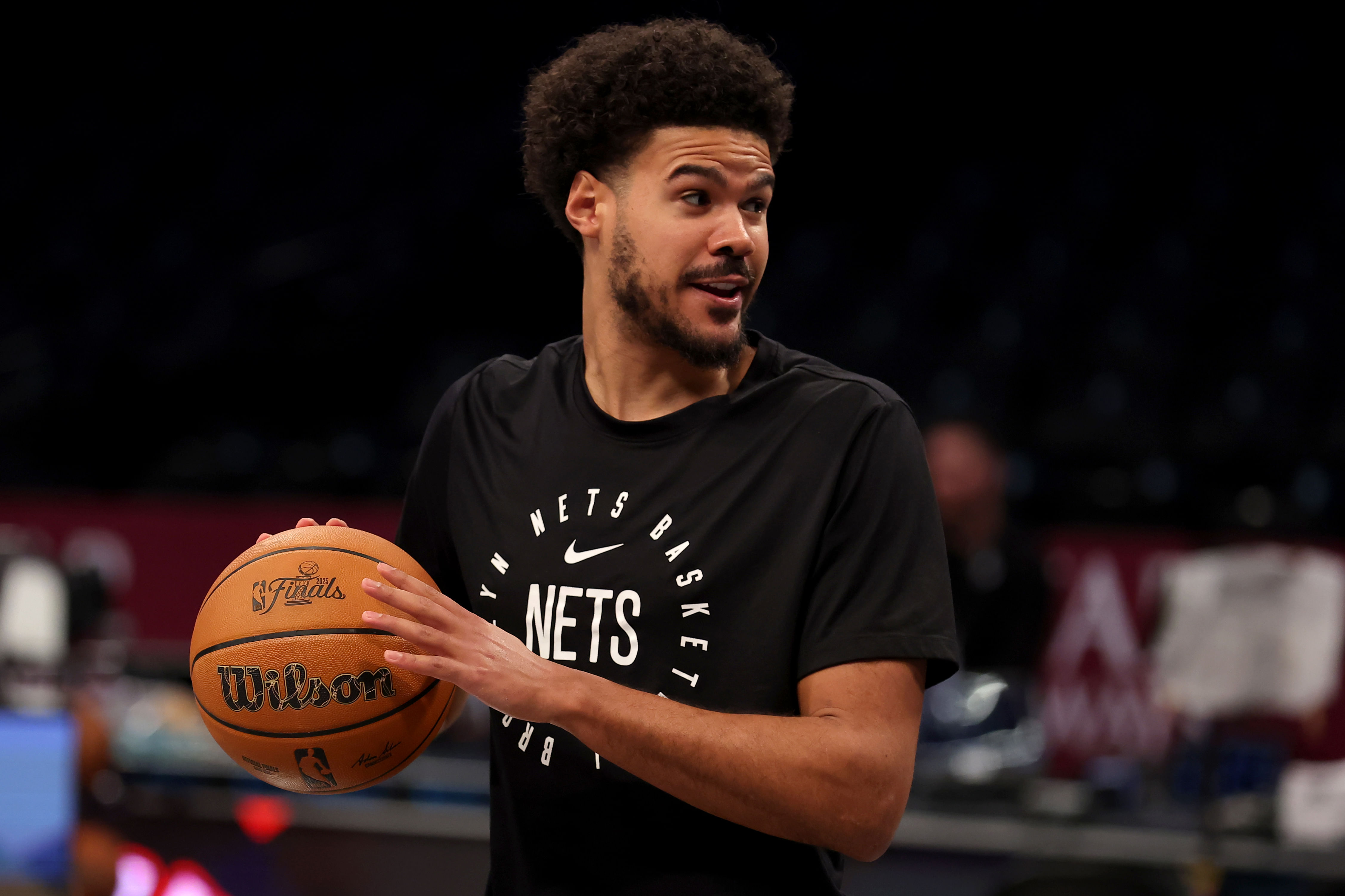 Brooklyn Nets forward Cameron Johnson (Image Credit: Brad Penner-Imagn Images)