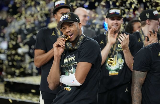 Giannis Antetokounmpo's brother Thanasis approves analyst's take of Bucks star to be in MVP, DPOY conversation