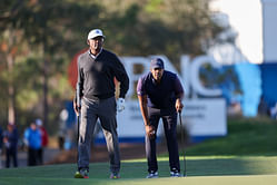 Joint leader Vijay Singh reveals post-round plans with his son at the PNC Championship: "He needs to hit a couple of balls"