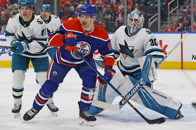 NHL: San Jose Sharks at Edmonton Oilers - Source: Imagn