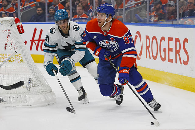 NHL: San Jose Sharks at Edmonton Oilers - Source: Imagn