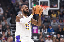 "Shut the f**k up" - LeBron James instantly silences courtside heckler during Lakers vs. Kings game