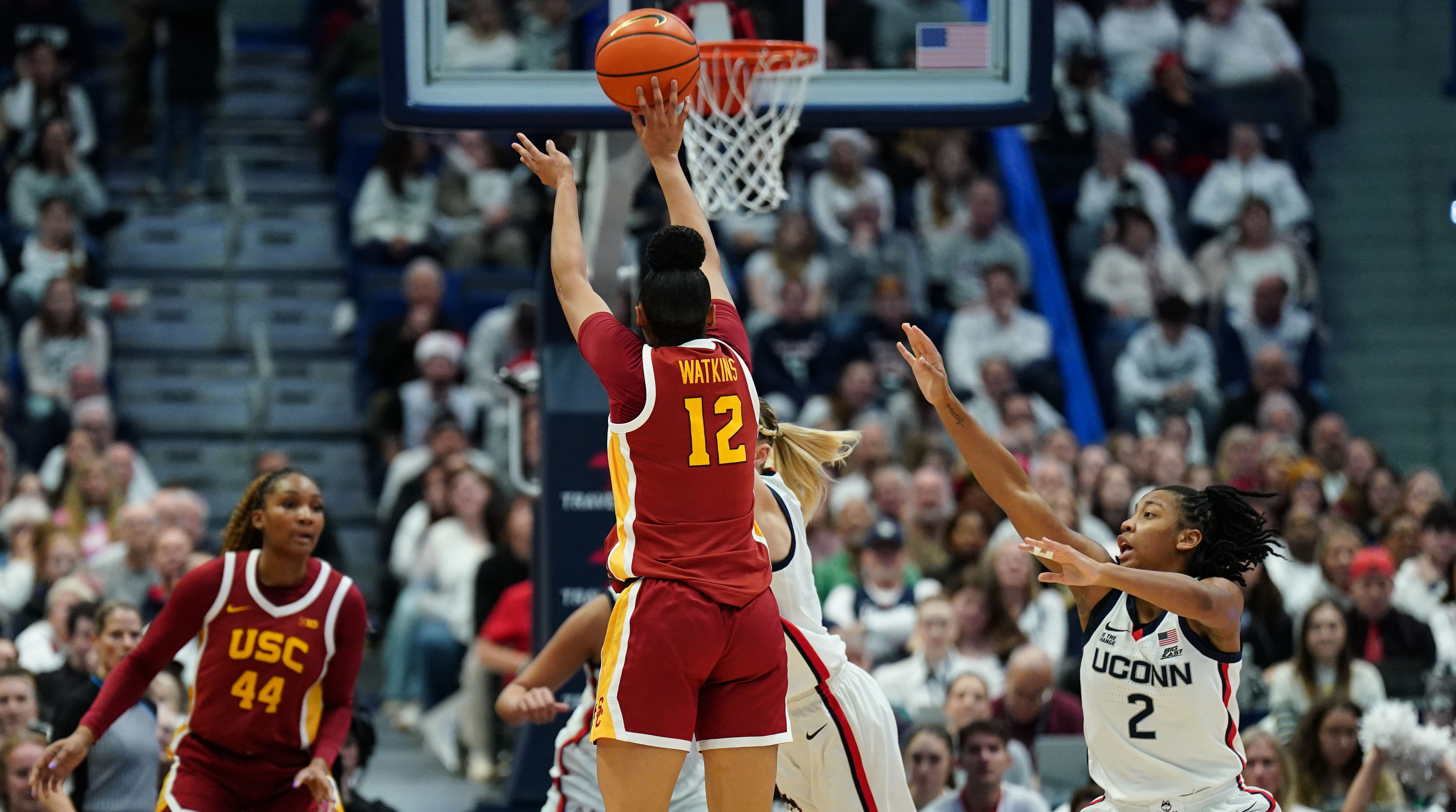 NCAA Womens Basketball: Southern California at Connecticut - Source: Imagn