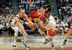 VIDEO: Wild USC locker room scenes after JuJu Watkins leads Trojans in win vs Paige Bueckers' UConn