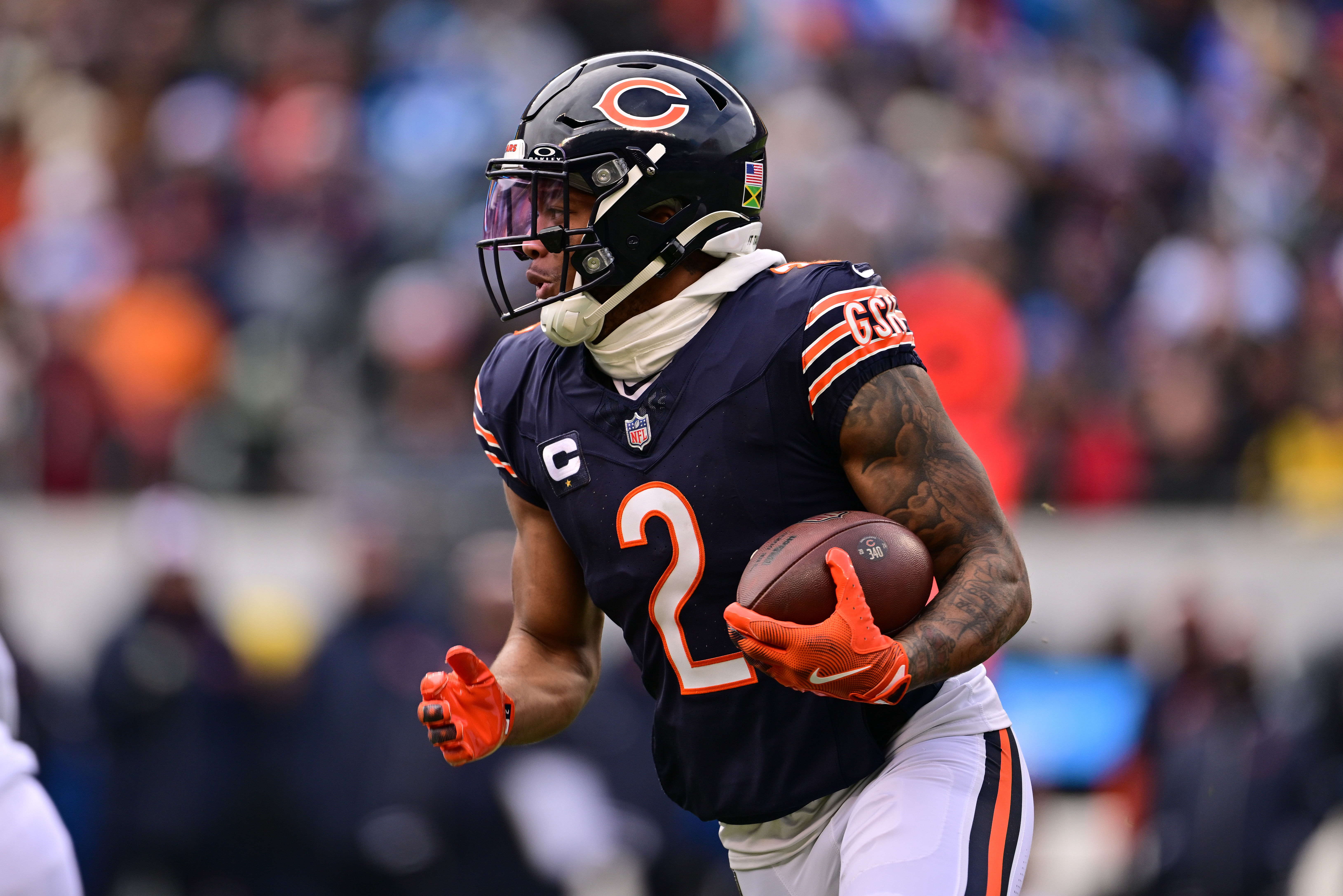 NFL: Chicago Bears WR D. J. Moore - Source: Imagn