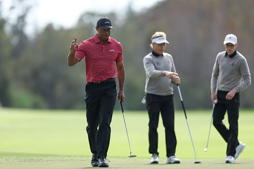 Tiger Woods was impressed by Bernhard Langer (Image via Imagn)