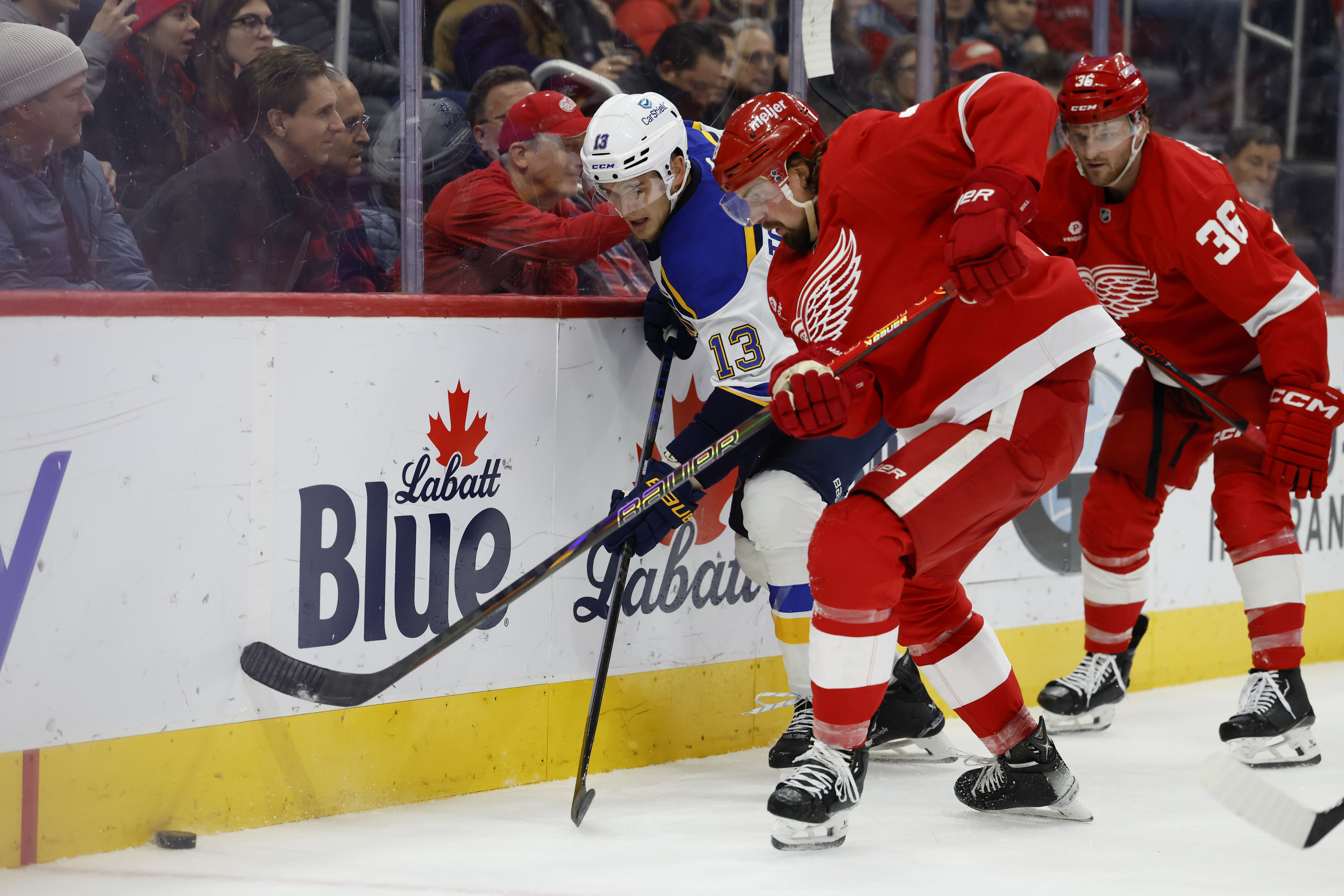 The Red Wings have a tough slate coming up (Imagn)