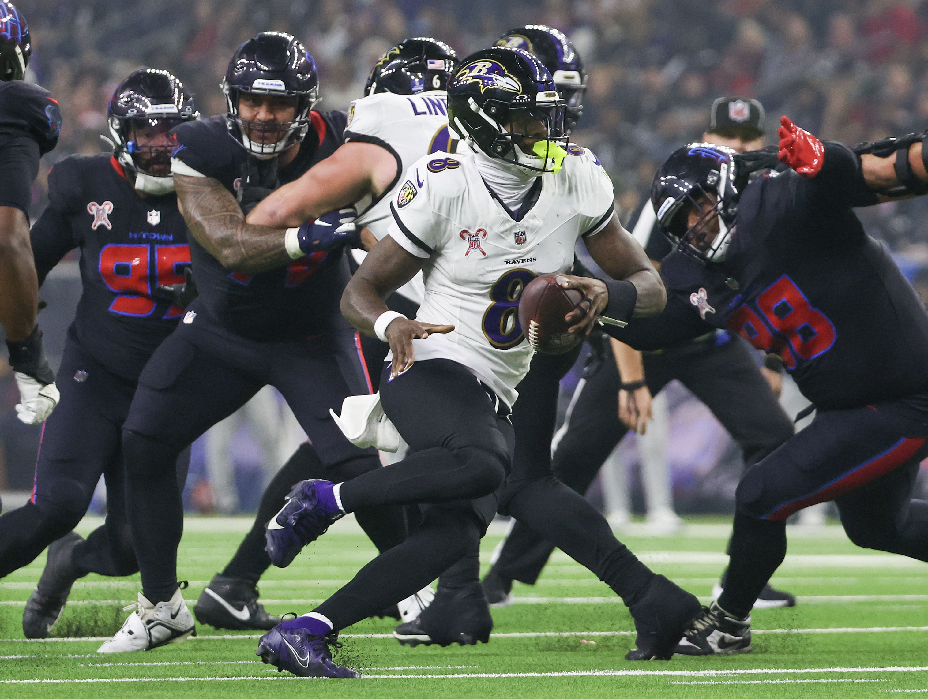 Lamar Jackson at Baltimore Ravens at Houston Texans - Source: Imagn