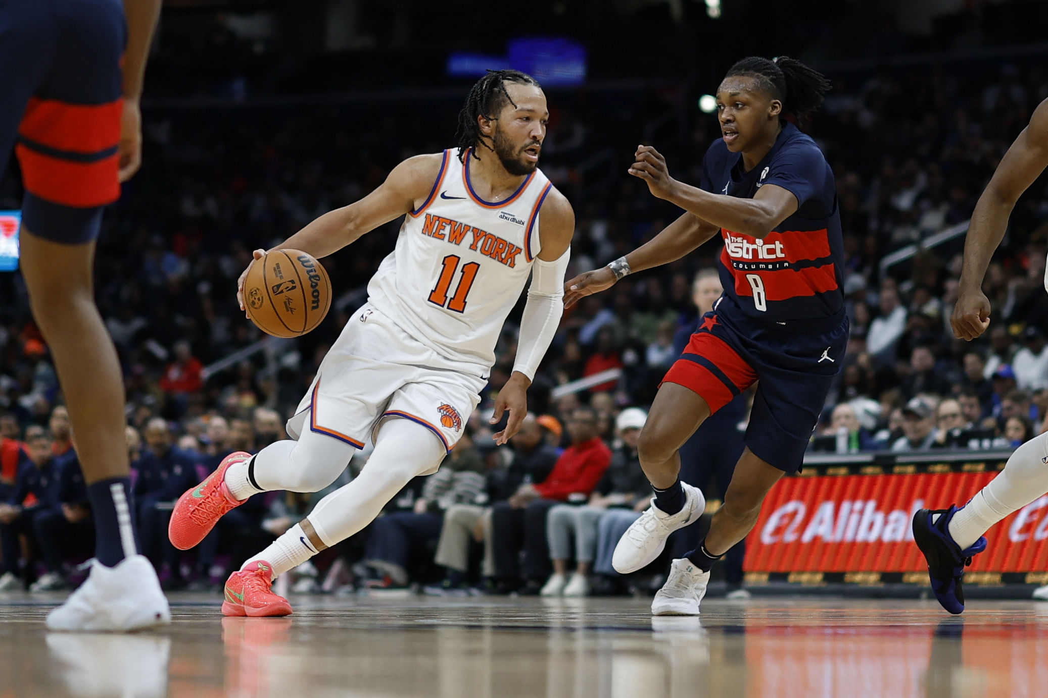 “My goodness, insane numbers”: Fans hail Jalen Brunson for monster 55-point double-double game vs. Wizards